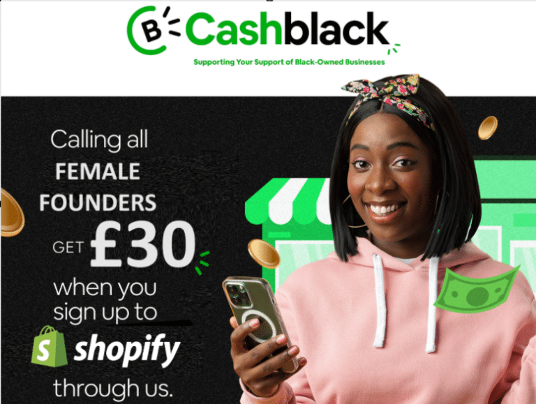 Cashblack x Shopify x IWD